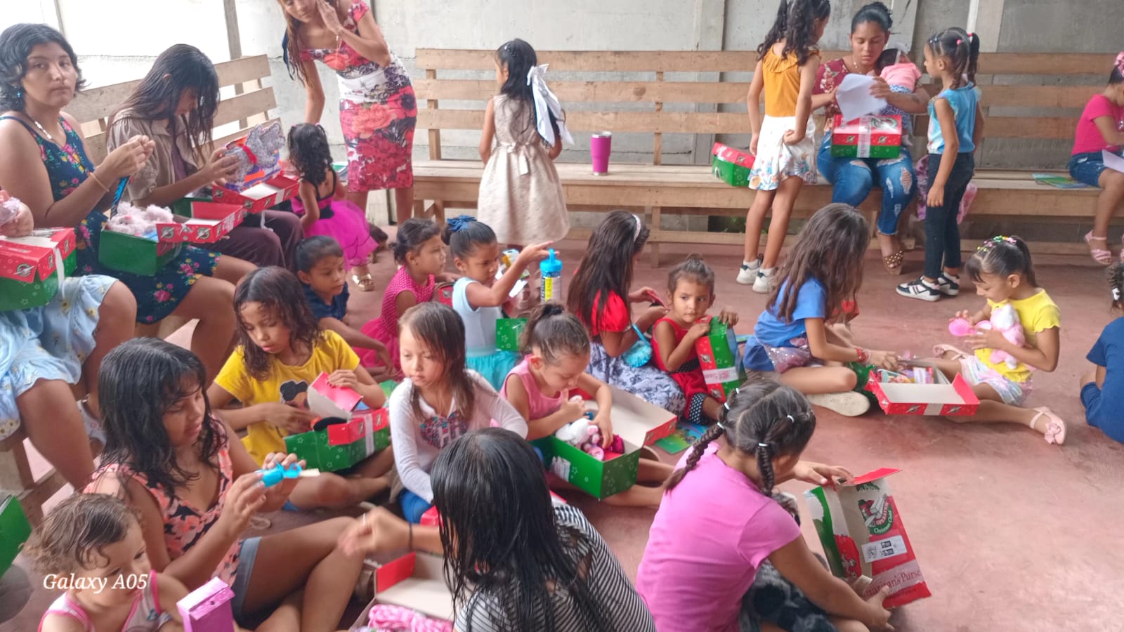 May-12-2024: 70 children get Operation Christmas Child shoebox gifts and Crowdfeeding meals